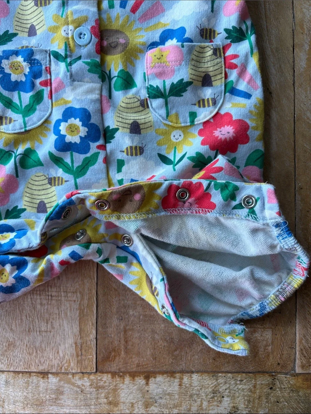 Baby Boden Colorful Baby Girl Romper 3-6m